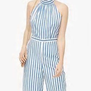 NWT J. Crew Halter Jumpsuit - Striped Halter